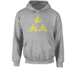 Triforce Weapons Zelda Video Game hooded sweatshirt Hoodie Triforce Weapons Zelda Video Game hooded sweatshirt Hoodie