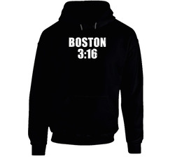 Boston 3:16 Stone Cold Steve Austin Wrestling Parody hooded sweatshirt Hoodie Boston 3:16 Stone Cold Steve Austin Wrestling Parody hooded sweatshirt Hoodie