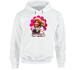 Lamb Chops Play Along Tv Show Fan Pink Flower hooded sweatshirt Hoodie Lamb Chops Play Along Tv Show Fan Pink Flower hooded sweatshirt Hoodie