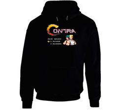 Contra Nes Video Game hooded sweatshirt Hoodie Contra Nes Video Game hooded sweatshirt Hoodie