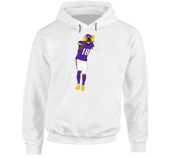 Justin Jefferson Griddy Dancet Hooded Sweatshirt Hoodie Justin Jefferson Griddy Dancet Hooded Sweatshirt Hoodie