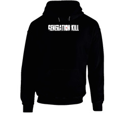 Generation Kill 2000s Tv Show Fan Logo Hooded Sweatshirt Hoodie Generation Kill 2000s Tv Show Fan Logo Hooded Sweatshirt Hoodie