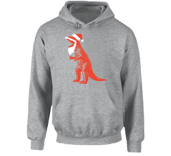 Santasaurus Rex Last Man On Earth Christmas Hooded Sweatshirt Hoodie Santasaurus Rex Last Man On Earth Christmas Hooded Sweatshirt Hoodie