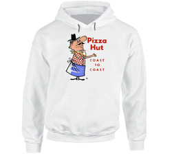 Pizza Hut Coast To Coast Vintage Retro Poster Food Foodie Fan Hooded Sweatshirt Hoodie Pizza Hut Coast To Coast Vintage Retro Poster Food Foodie Fan Hooded Sweatshirt Hoodie