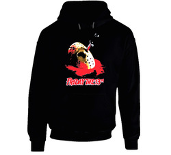 Friday The 13th Hooded Sweatshirt Hoodie Friday The 13th Hooded Sweatshirt Hoodie
