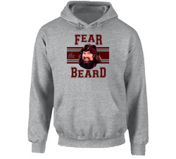 Fear The Beard Hillbilly Jim Wrestling 80s Hooded Sweatshirt Hoodie