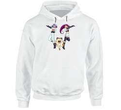 Team Rocket Pokemon Video Game Hooded Sweatshirt Hoodie Team Rocket Pokemon Video Game Hooded Sweatshirt Hoodie