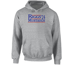 Martin Riggs And Roger Murtaugh For President '24 Lethal Weapon Hooded Sweatshirt Hoodie Martin Riggs And Roger Murtaugh For President '24 Lethal Weapon Hooded Sweatshirt Hoodie