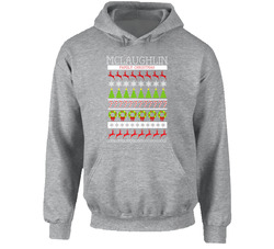Mclaughlin Family Christmas Ugly Sweater Last Name Gift Hooded Sweatshirt Hoodie Mclaughlin Family Christmas Ugly Sweater Last Name Gift Hooded Sweatshirt Hoodie