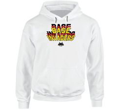 Base Invaders Funny Softball Baseball Team Jersey Hooded Sweatshirt Hoodie