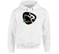 Rio 2016 Equestrian Eventing Olympic Games Sport Event Symbol Hooded Sweatshirt Hoodie