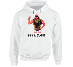 The Macho Man Randy Savage Wrestling Black Hooded Sweatshirt Hoodie