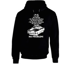 1955 Volkswagen Karmann Ghia No Problem Vintage Car Cool Hooded Sweatshirt Hoodie