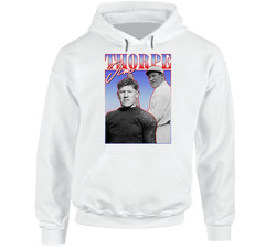 Jim Thorpe 90s Style Hooded Sweatshirt Hoodie Jim Thorpe 90s Style Hooded Sweatshirt Hoodie