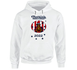 2022 Nathans Hot Dog Eating Contest Food Lovers Hooded Sweatshirt Hoodie 2022 Nathans Hot Dog Eating Contest Food Lovers Hooded Sweatshirt Hoodie
