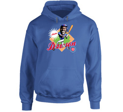 Andre Dawson Retro Baseball Caricature Hooded Sweatshirt Hoodie Andre Dawson Retro Baseball Caricature Hooded Sweatshirt Hoodie