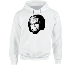 Worf Star Trek Michael Dorn 80s Tv Show Character Fan Hooded Sweatshirt Hoodie Worf Star Trek Michael Dorn 80s Tv Show Character Fan Hooded Sweatshirt Hoodie