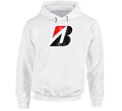 Bridgestone Logo Distressed Hooded Sweatshirt Hoodie Bridgestone Logo Distressed Hooded Sweatshirt Hoodie