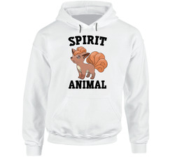Vulpix Is My Spirit Animal Hooded Sweatshirt Hoodie Vulpix Is My Spirit Animal Hooded Sweatshirt Hoodie