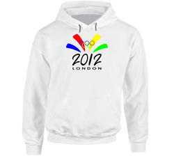 London 2012 Olympics Hooded Sweatshirt Hoodie London 2012 Olympics Hooded Sweatshirt Hoodie