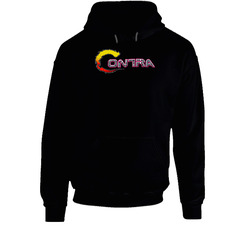 Contra Logo Classic Video Game Hooded Sweatshirt Hoodie Contra Logo Classic Video Game Hooded Sweatshirt Hoodie