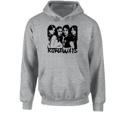 Joan Jett Rocker Runaways 80s Retro Rock N Roll Hooded Sweatshirt Hoodie Joan Jett Rocker Runaways 80s Retro Rock N Roll Hooded Sweatshirt Hoodie