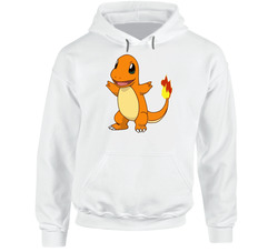 Charmander Video Game Pokeman Hooded Sweatshirt Hoodie Charmander Video Game Pokeman Hooded Sweatshirt Hoodie