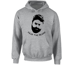 Bored To Death Fear The Beard Hooded Sweatshirt Hoodie Bored To Death Fear The Beard Hooded Sweatshirt Hoodie