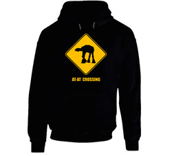 Atat Crossing Star Wars Parody Hooded Sweatshirt Hoodie Atat Crossing Star Wars Parody Hooded Sweatshirt Hoodie