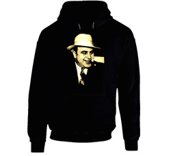 Al Capone Mafia Gangster Hooded Sweatshirt Hoodie Al Capone Mafia Gangster Hooded Sweatshirt Hoodie
