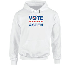 Vote For Election School Work Politics Aspen Hooded Sweatshirt Hoodie Vote For Election School Work Politics Aspen Hooded Sweatshirt Hoodie