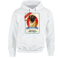The Sandlot The Beast Dog Baseball Trading Card Hooded Sweatshirt Hoodie The Sandlot The Beast Dog Baseball Trading Card Hooded Sweatshirt Hoodie