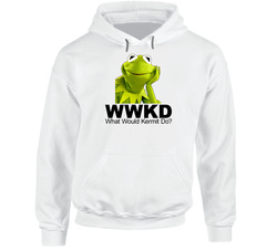Kermit The Frog Muppets Hooded Sweatshirt Hoodie Kermit The Frog Muppets Hooded Sweatshirt Hoodie