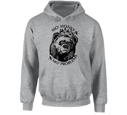 Mo Honey Mo Problems Funny Biggie Bear Crown Hooded Sweatshirt Hoodie