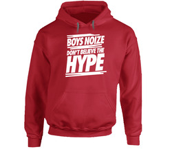 Boys Noize Don't Believe The Hype Logo Black Hooded Sweatshirt Hoodie