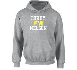 Jordy F'n Nelson Green Bay Football Funny Player Hooded Sweatshirt Hoodie Jordy F'n Nelson Green Bay Football Funny Player Hooded Sweatshirt Hoodie