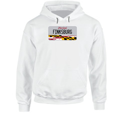 Finksburg Maryland Custom City License Plate Customizable Hooded Sweatshirt Hoodie Finksburg Maryland Custom City License Plate Customizable Hooded Sweatshirt Hoodie
