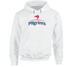 Pilgrim's Pride Corporation Nasdaq Company Logo Employee Fan Hooded Sweatshirt Hoodie Pilgrim's Pride Corporation Nasdaq Company Logo Employee Fan Hooded Sweatshirt Hoodie