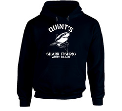 Jaws Quints Shark Fishing Amity Island Brody Hooded Sweatshirt Hoodie Jaws Quints Shark Fishing Amity Island Brody Hooded Sweatshirt Hoodie