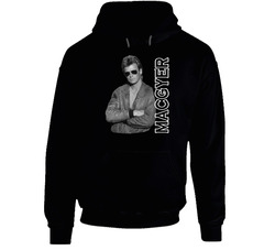 Macgyver Richard Dean Anderson Retro 90s Tv Show Fan Hooded Sweatshirt Hoodie Macgyver Richard Dean Anderson Retro 90s Tv Show Fan Hooded Sweatshirt Hoodie