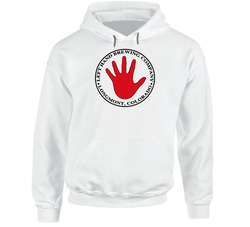 Left Hand Beer Logo Classic Hooded Sweatshirt Hoodie Left Hand Beer Logo Classic Hooded Sweatshirt Hoodie