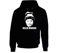 Grumpy Old Men Movie Quote Hello Moron Fan Cool Hooded Sweatshirt Hoodie