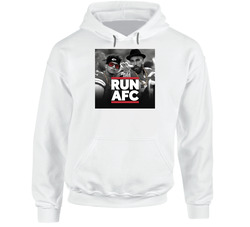 Kansas City Run Afc Dmc Parody Football Sports Fan Travis Kielce Patrick Mahomes Hooded Sweatshirt Hoodie