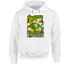 Boogerman Pick And Flick Retro Sega Genesis Video Game Cover Geek Fan Hooded Sweatshirt Hoodie