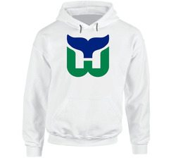 Hartford Whalers Hockey Hooded Sweatshirt Hoodie
