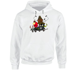Wacky Races Cartoon The Gruesome Threesome Hooded Sweatshirt Hoodie