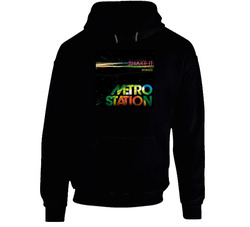 Shake It Metro Station One Hit Wonders Single Cover Distressed Look Fan Hooded Sweatshirt Hoodie Shake It Metro Station One Hit Wonders Single Cover Distressed Look Fan Hooded Sweatshirt Hoodie