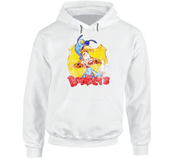 Bonkers D Bobcat Shield 90s Kids Tv Show Cartoon Worn Look Hooded Sweatshirt Hoodie Bonkers D Bobcat Shield 90s Kids Tv Show Cartoon Worn Look Hooded Sweatshirt Hoodie