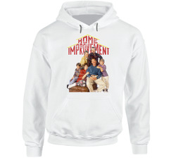 Home Improvement 90s Comedy Tv Show Worn Look Hooded Sweatshirt Hoodie Home Improvement 90s Comedy Tv Show Worn Look Hooded Sweatshirt Hoodie