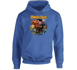Fraggle Rock Television Show Group Shot Puppets Hooded Sweatshirt Hoodie Fraggle Rock Television Show Group Shot Puppets Hooded Sweatshirt Hoodie
